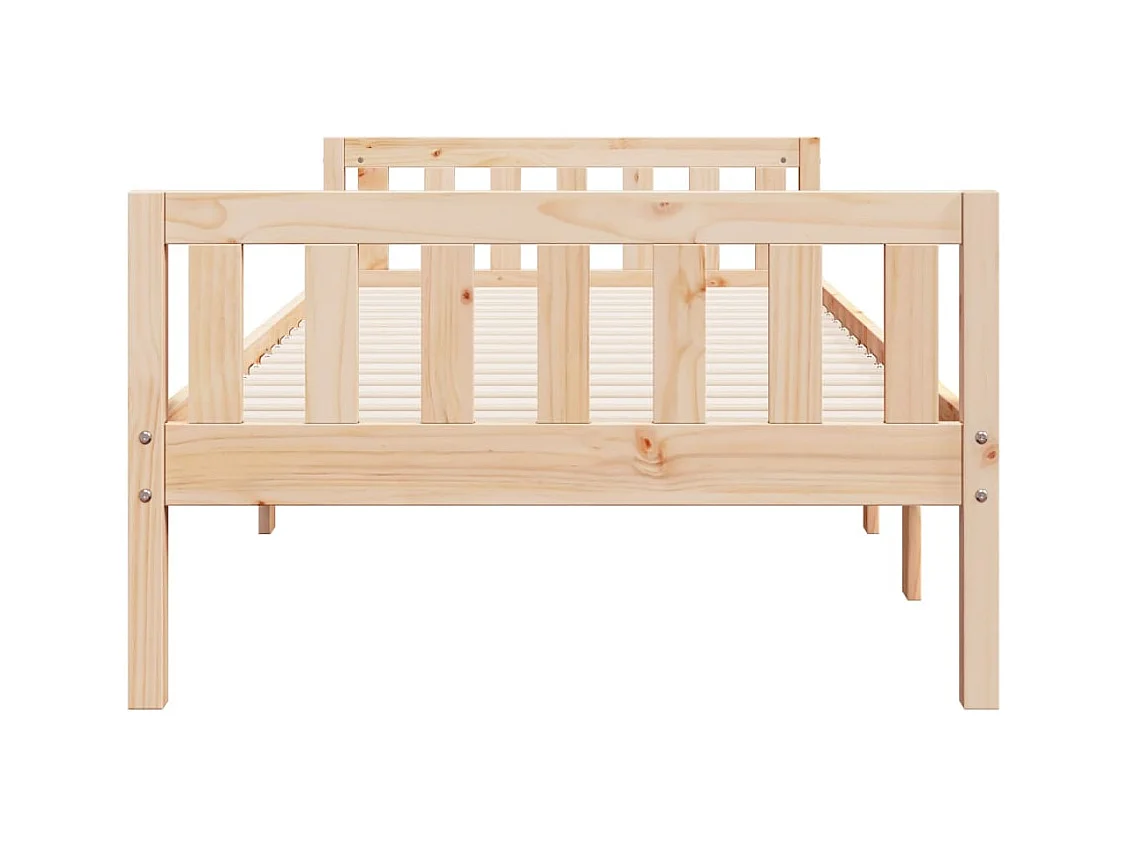 Lit pour enfants sans matelas 90x200 cm bois de pin massif