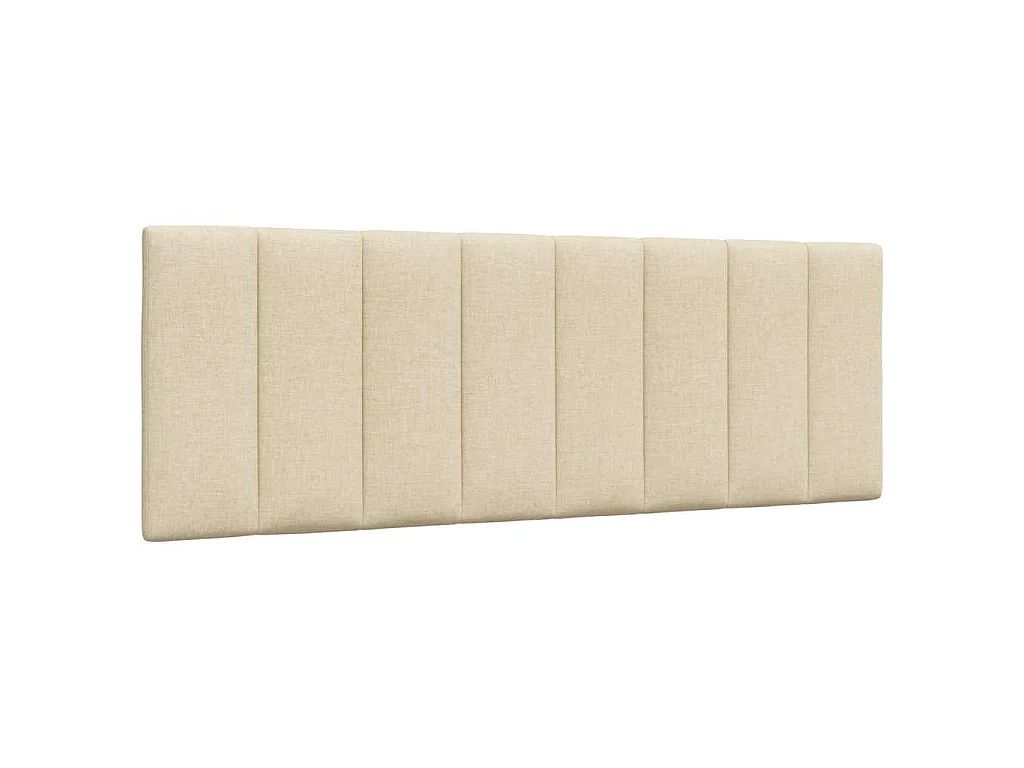 Bed met matras "Hanko" stof crèmekleurig 140x200 cm