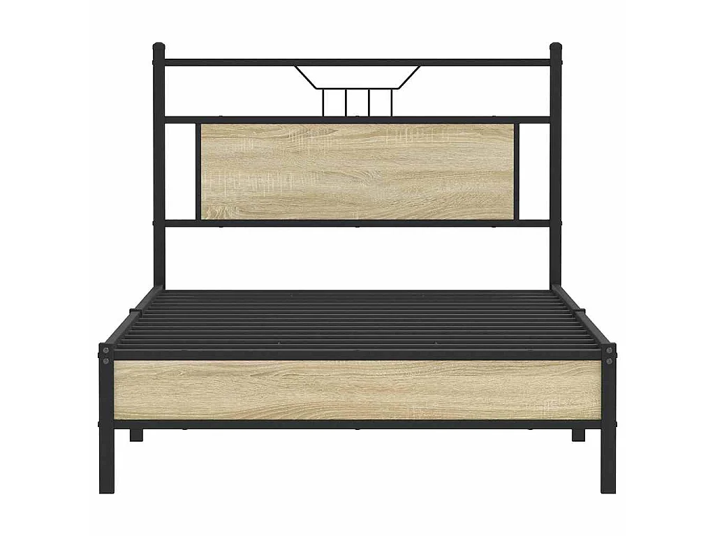 Giroletto senza Materasso Rovere Sonoma 100x200cm in Truciolato