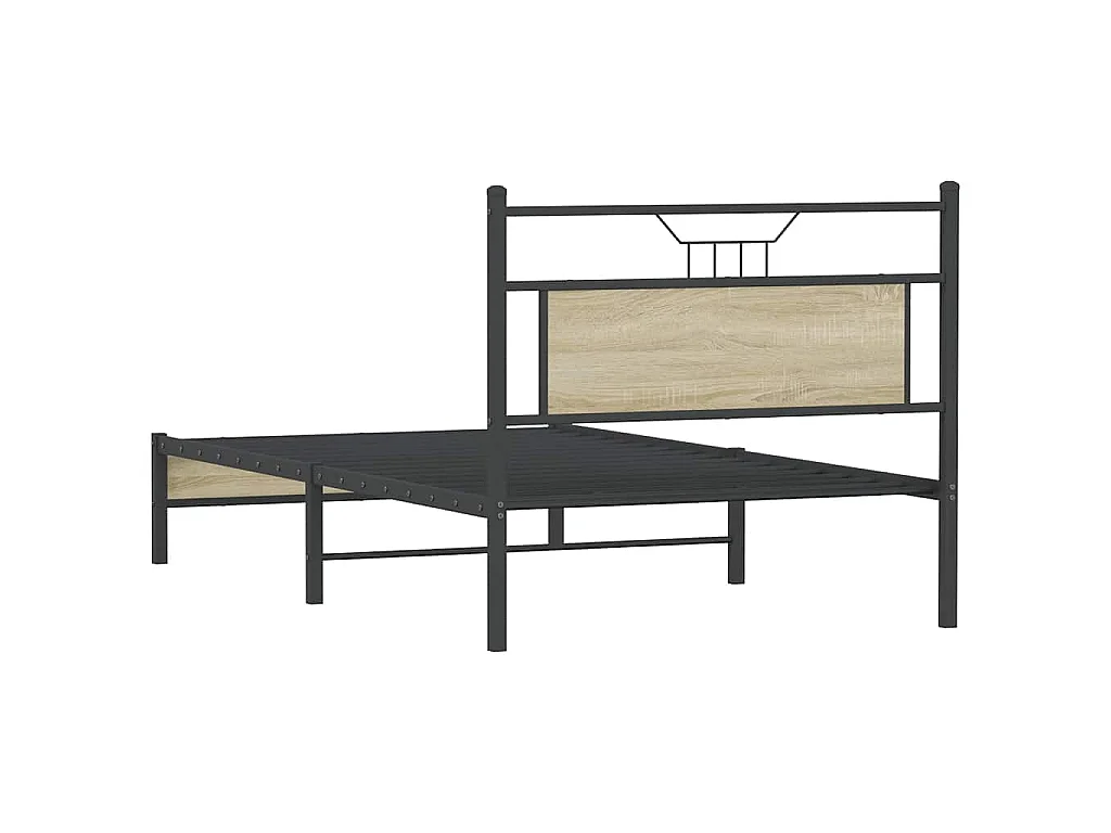 Giroletto senza Materasso Rovere Sonoma 100x200cm in Truciolato