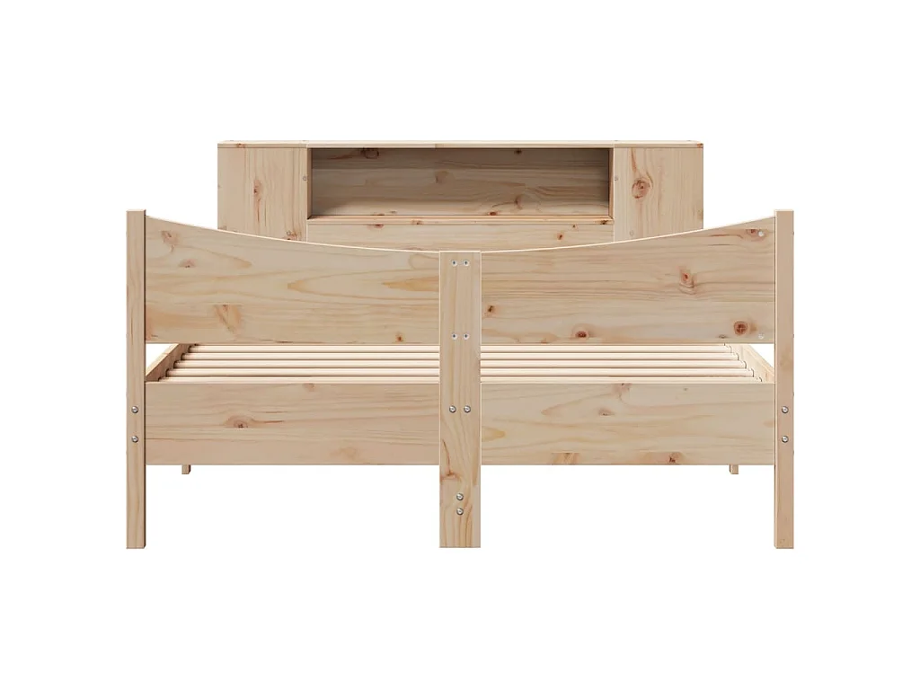 Cama sem colchão 135x190 cm madeira de pinho maciça