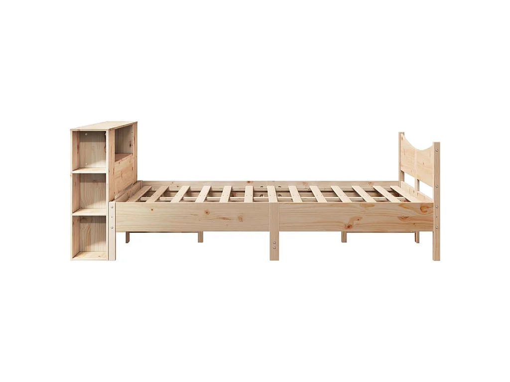 Cama sem colchão 135x190 cm madeira de pinho maciça