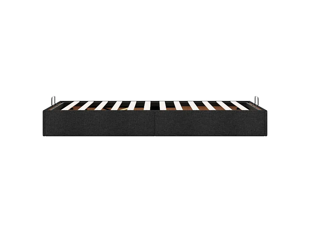 Bedframe zonder matras 80x200 cm stof zwart