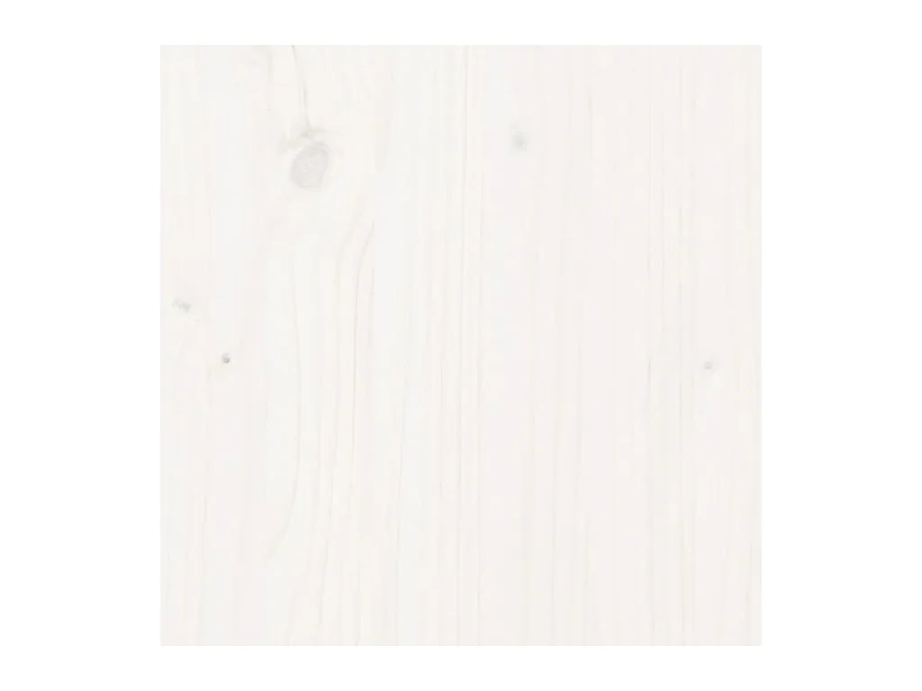 Cadre de lit sans matelas blanc 135x190 cm bois de pin massif