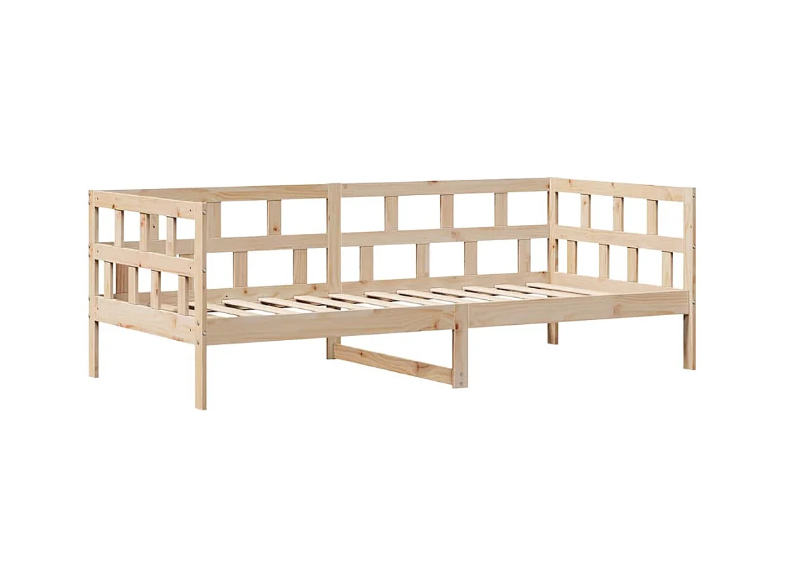 Dormeuse con Cassetti 80x200 cm in Legno Massello di Pino