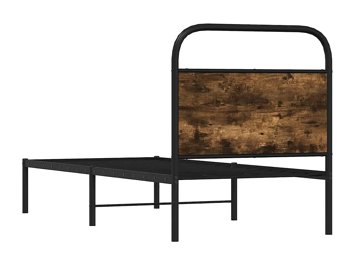 Giroletto senza Materasso Rovere Fumo 75x190 cm in Truciolato