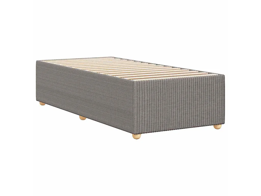 Bedframe zonder matras 80x200 cm stof taupe