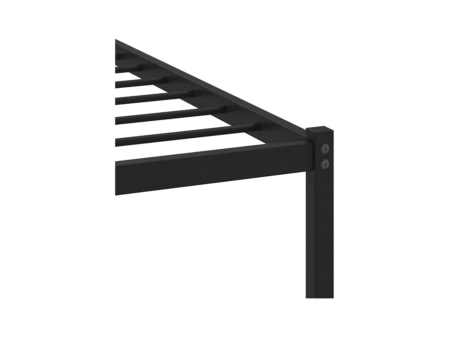 Bettgestell ohne Matratze mit Kopfteil Braun Eiche 80x200 cm