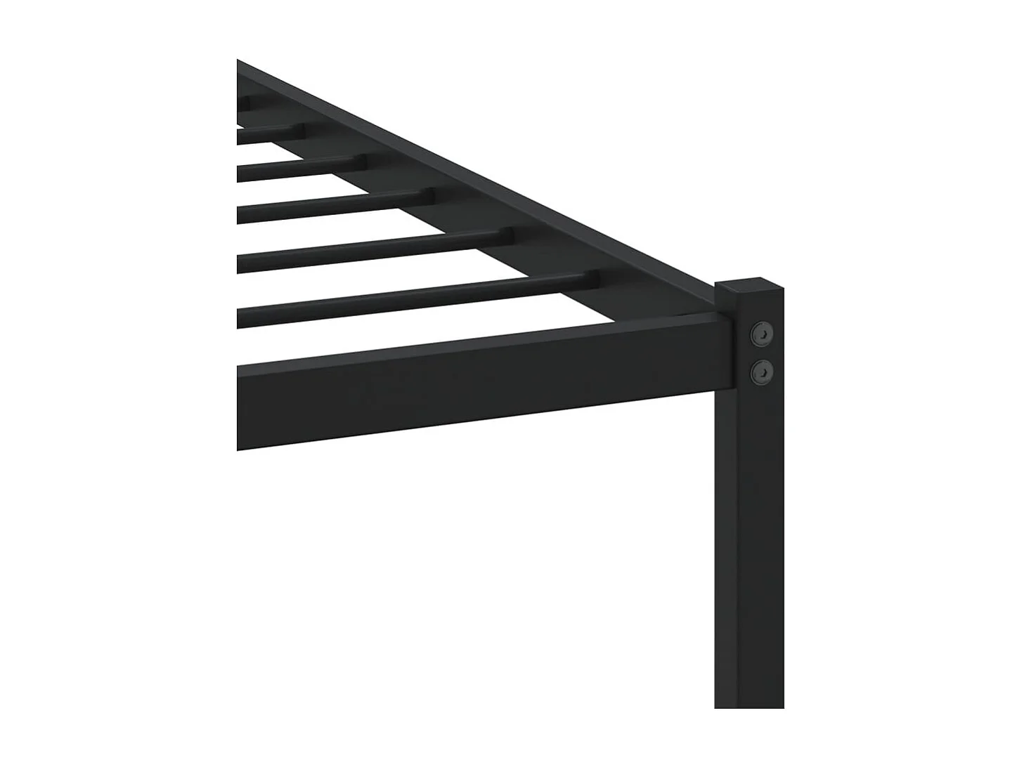 Bedframe met hoofdbord zonder matras bruin eikenkleur 80x200 cm