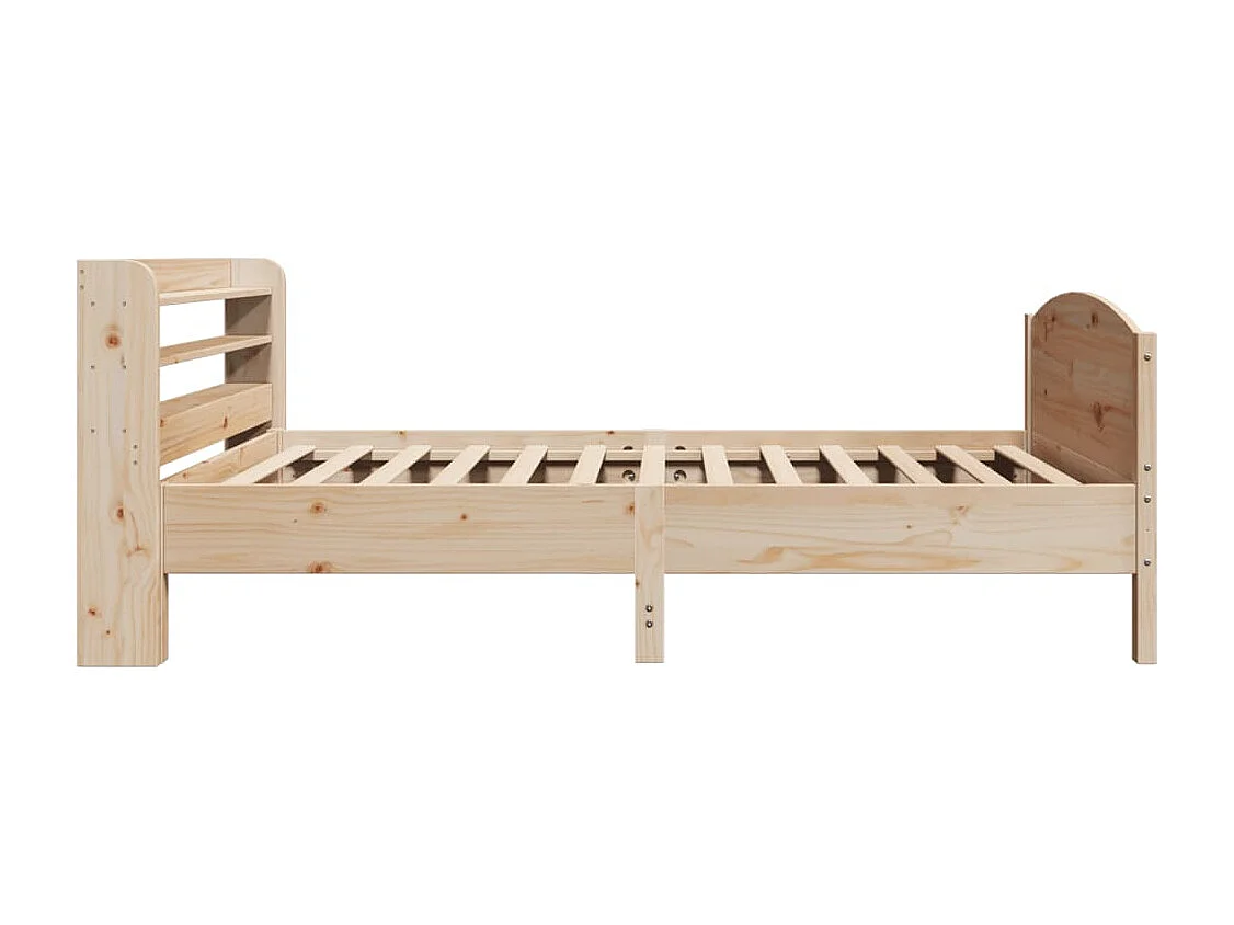 Massivholzbett ohne Matratze 75x190 cm Kiefernholz