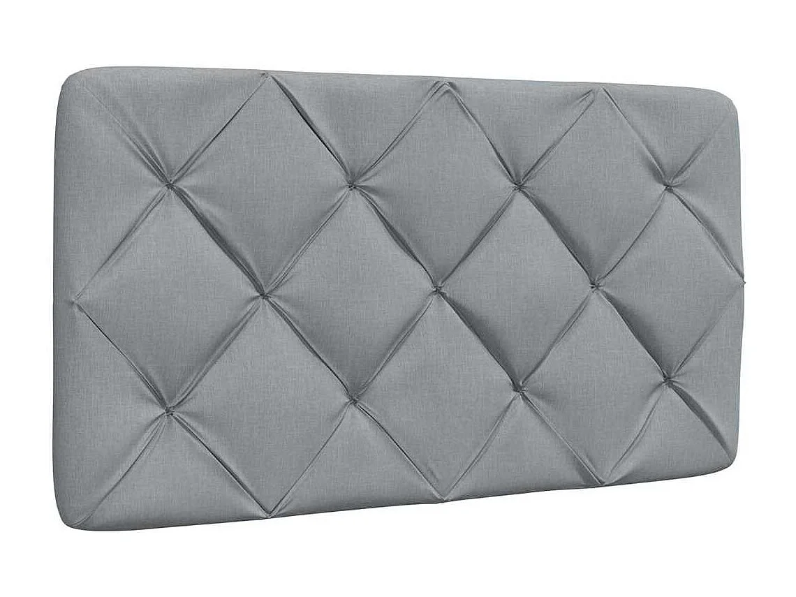 Lit avec matelas gris clair 80x200 cm tissu