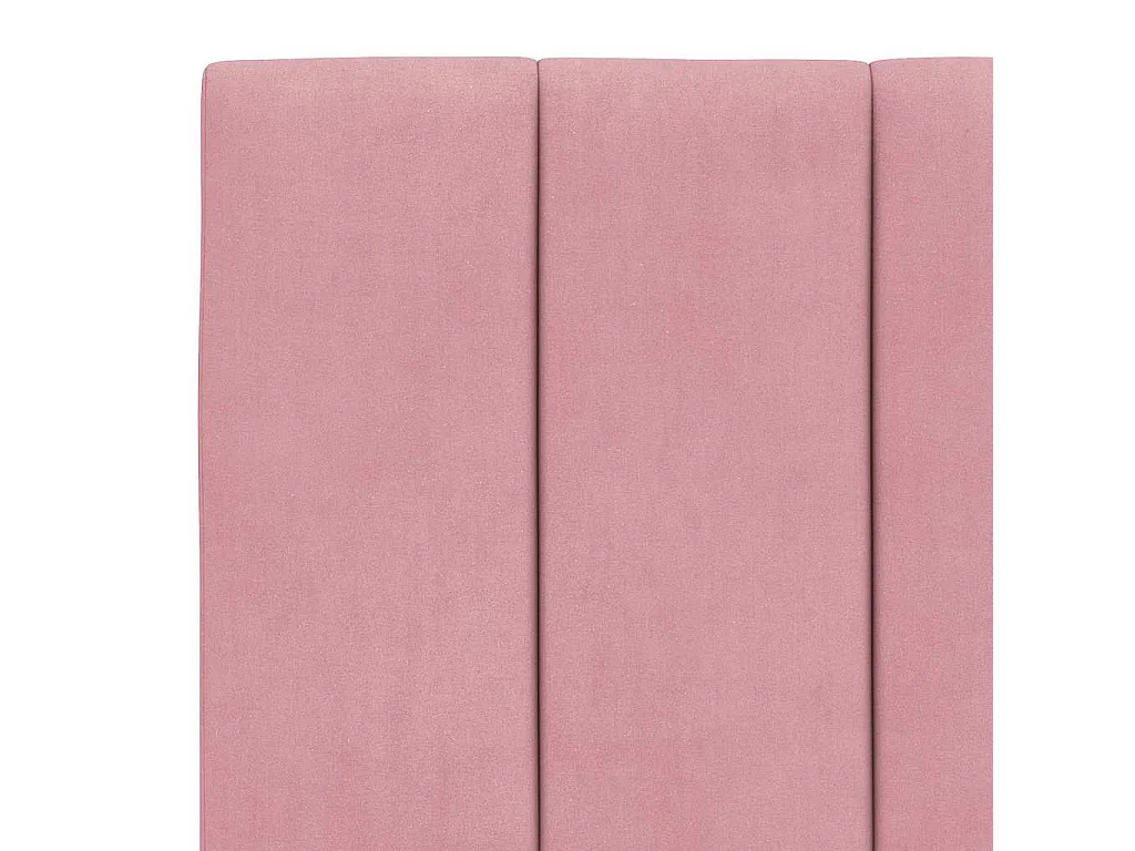 Giroletto senza Materasso Hanko Rosa 80x200 cm in Velluto