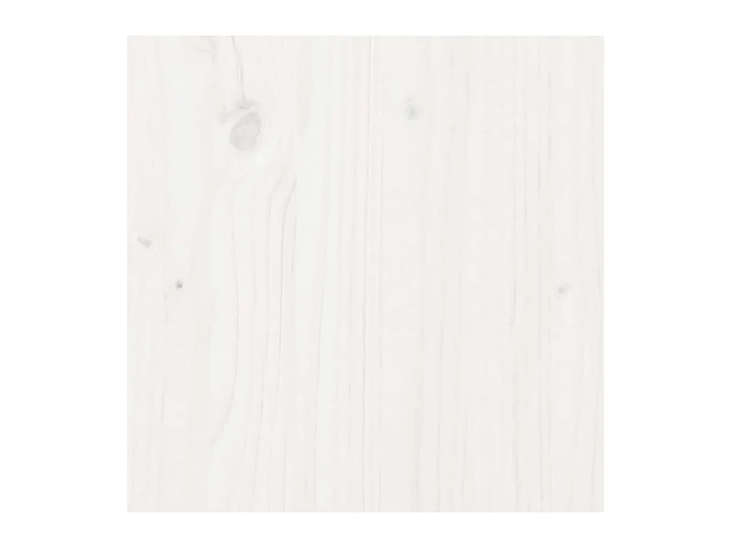 Lit de jour sans matelas blanc 75x190 cm bois de pin massif