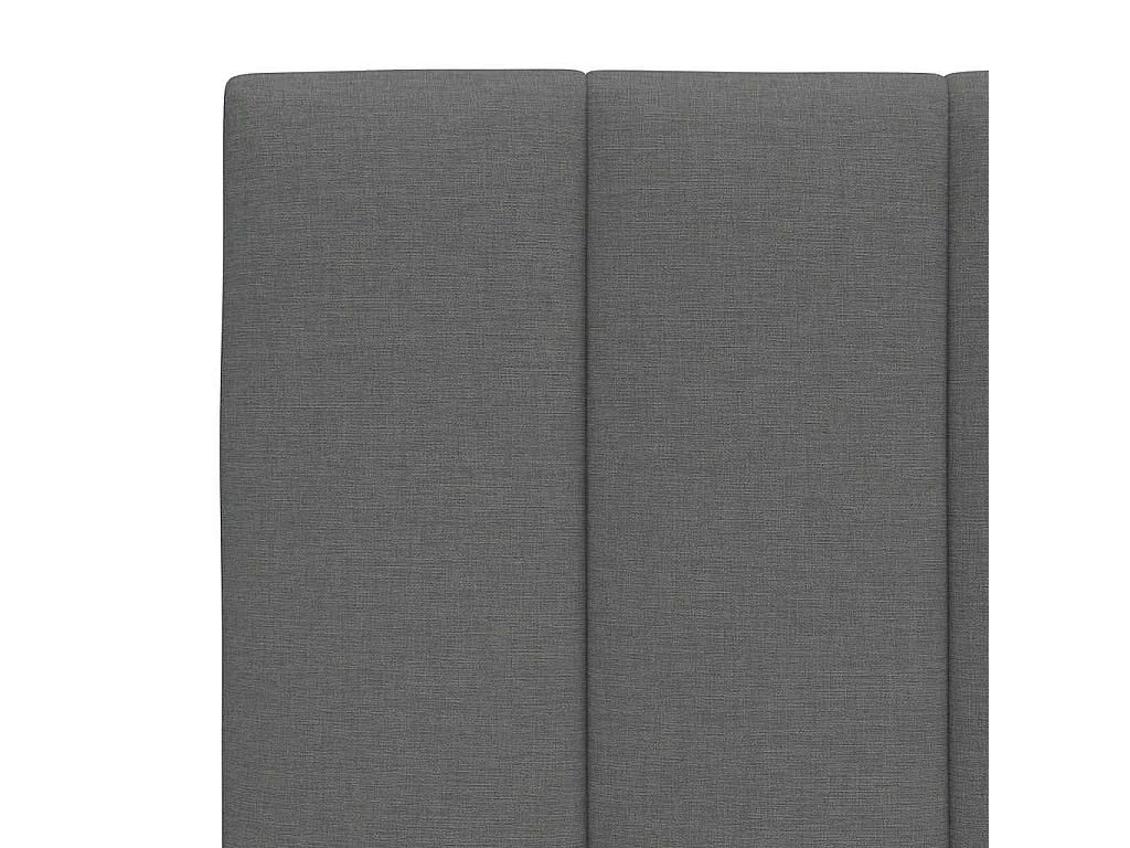 Bedframe zonder matras "Hanko" 80x200 cm stof donkergrijs