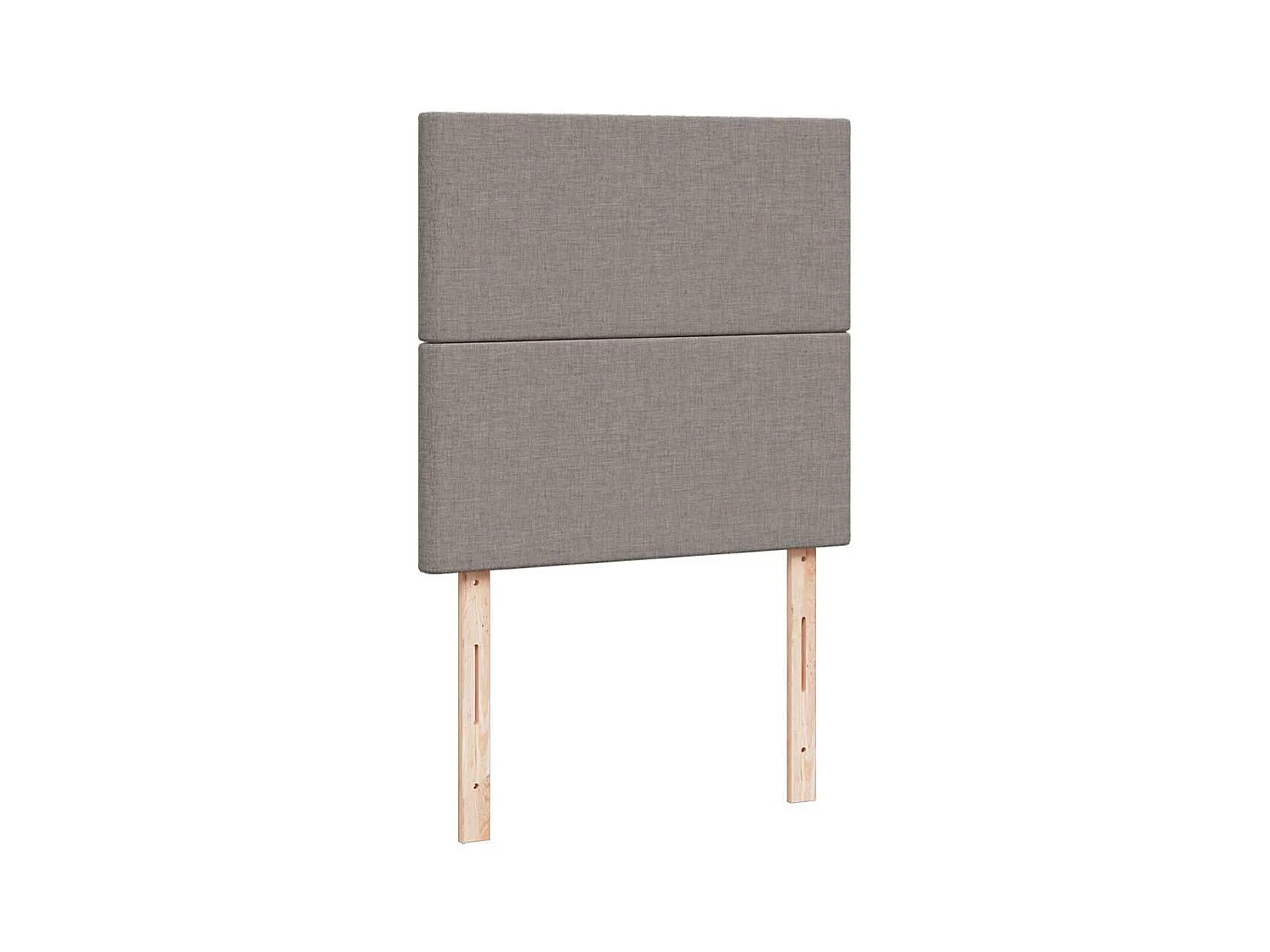 Sommier à lattes de lit avec matelas Taupe 80x200 cm Tissu