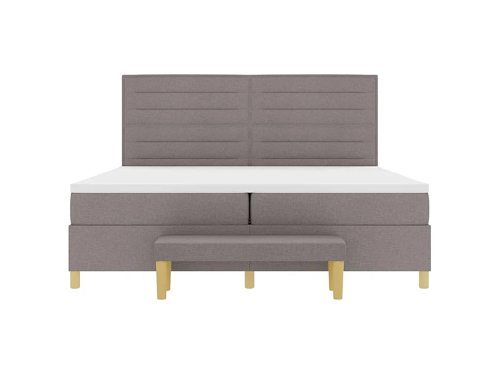Letto a molle con materasso Talpa 200 x 200 cm Tessuto