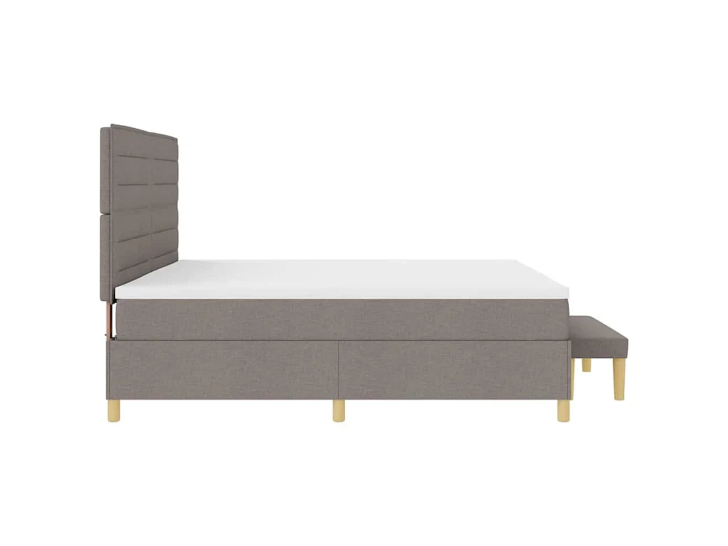 Letto a molle con materasso Talpa 200 x 200 cm Tessuto