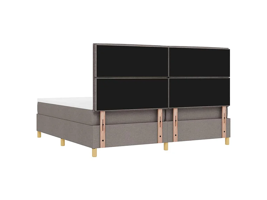 Letto a molle con materasso Talpa 200 x 200 cm Tessuto