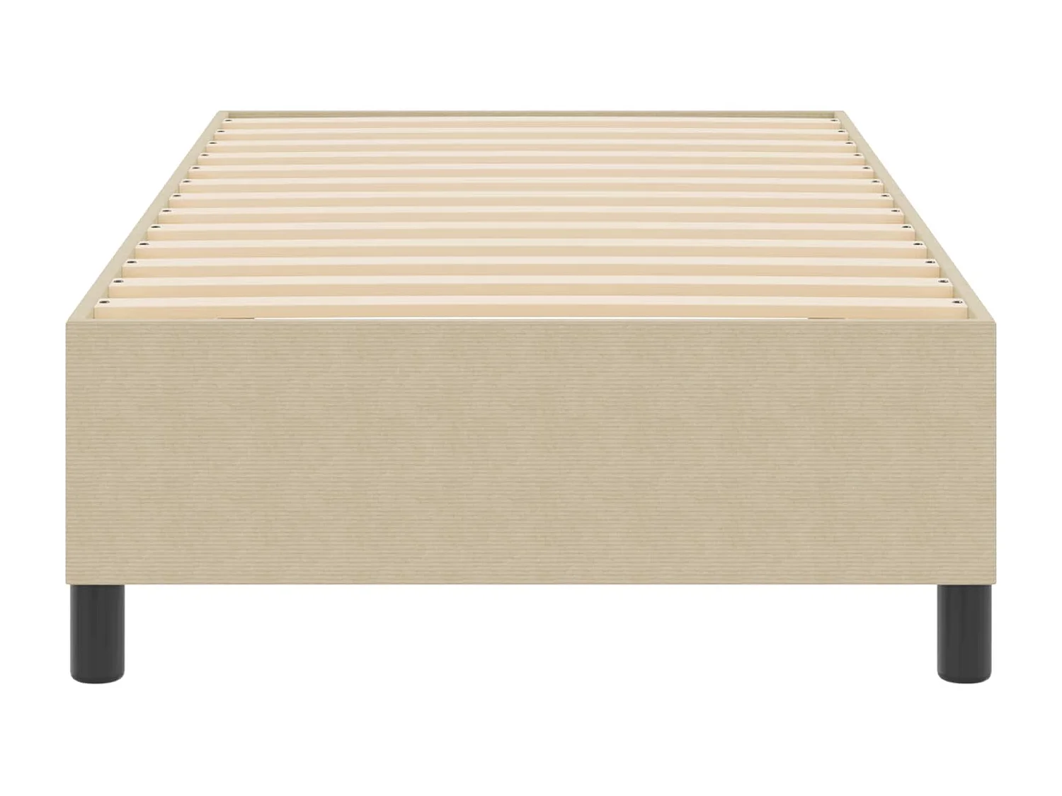 Cadre de lit plateforme Vert gris 80 x 200 cm