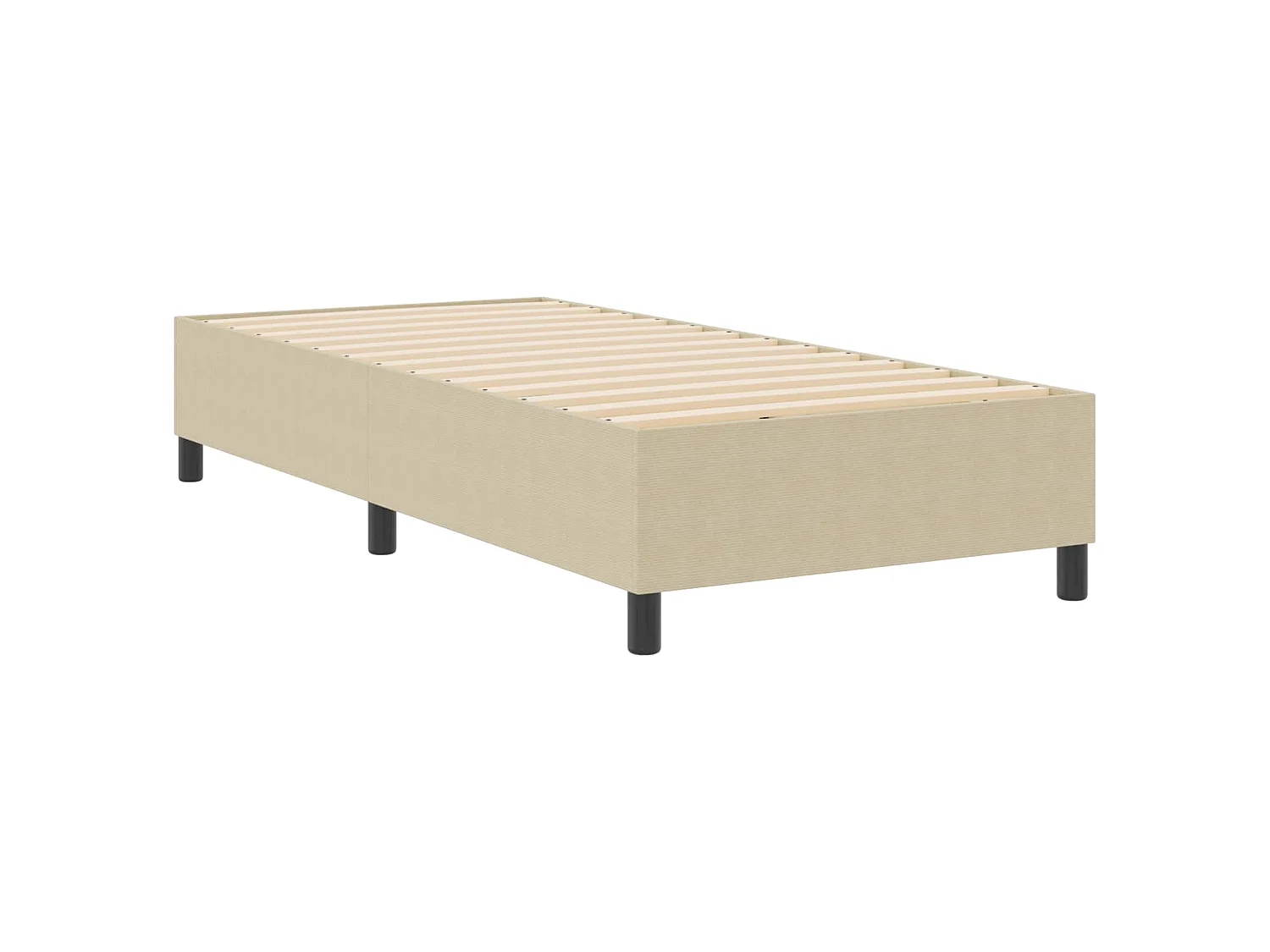 Struttura letto piattaforma Grigio Verde 80 x 200 cm