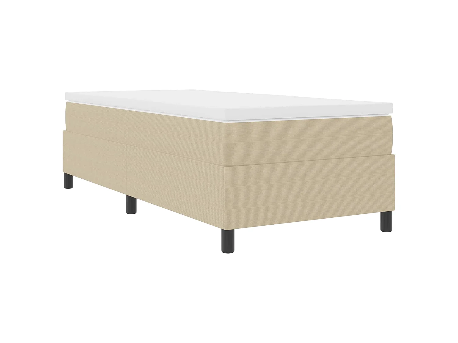 Struttura letto piattaforma Grigio Verde 80 x 200 cm