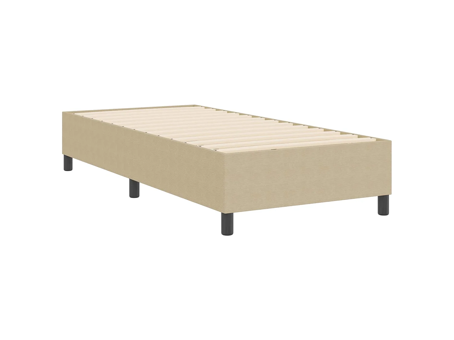 Struttura letto piattaforma Grigio Verde 80 x 200 cm