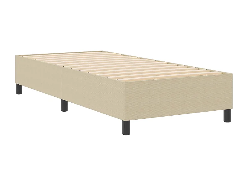 Platform bedframe Grijs groen 80 x 200 cm Stof
