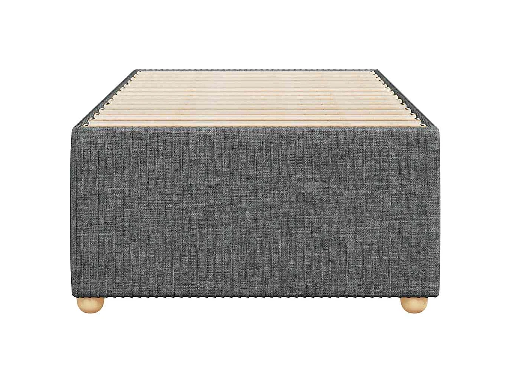 Bedframe zonder matras 80x200 cm stof donkergrijs