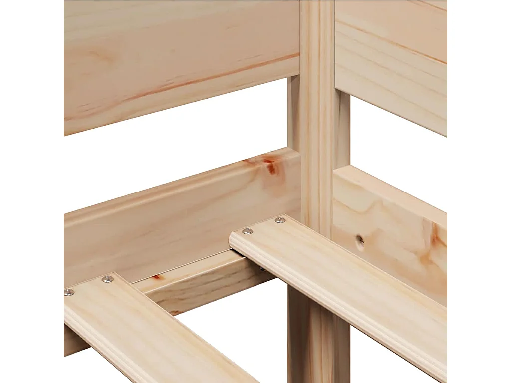 Lit de jour avec tiroirs sans matelas 80x200 cm bois massif