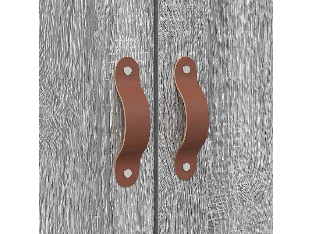 Cadre de lit Sonoma gris 135 x 190 cm Bois d'ingénierie