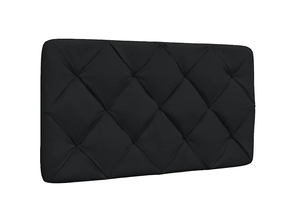 Cama com colchão 80x200 cm tecido preto
