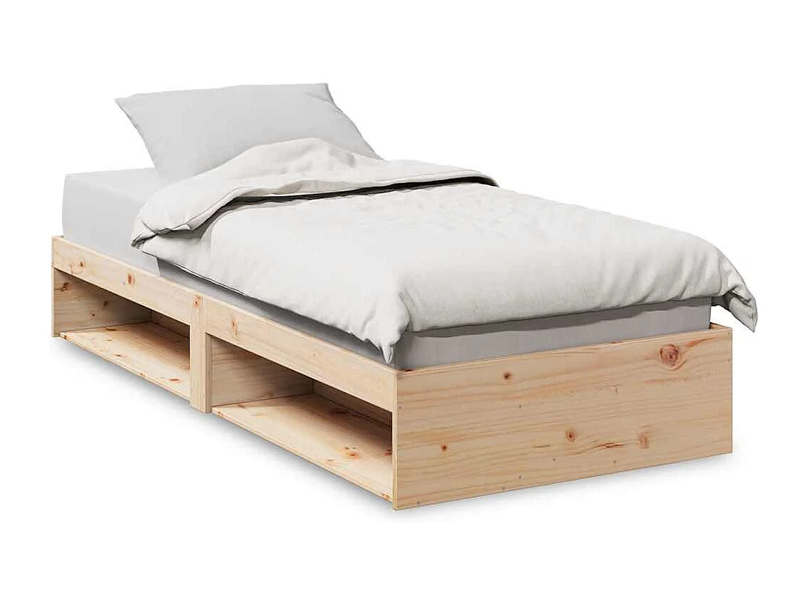Lit de jour sans matelas 80x200 cm bois de pin massif