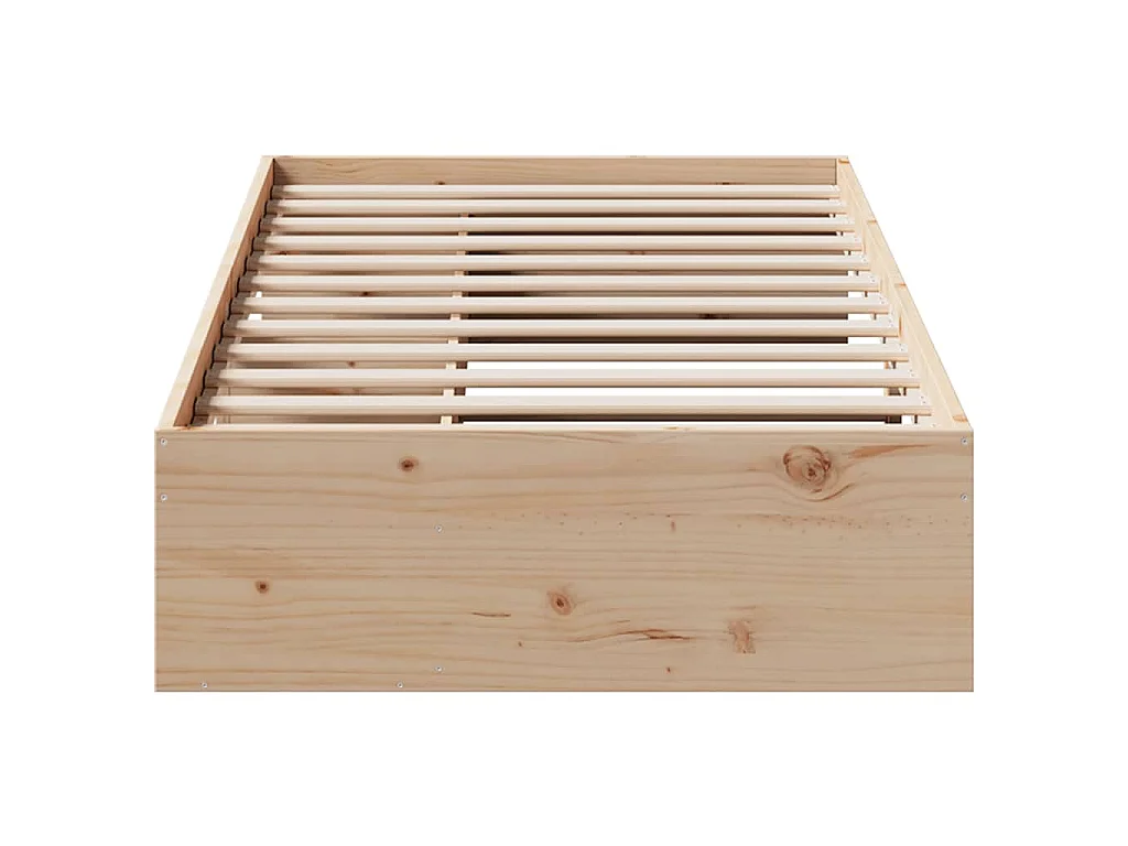 Dormeuse senza Materasso 80x200 cm in Legno Massello di Pino
