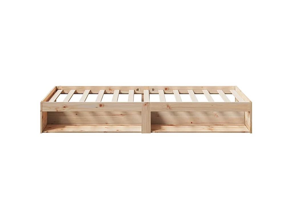Dormeuse senza Materasso 80x200 cm in Legno Massello di Pino