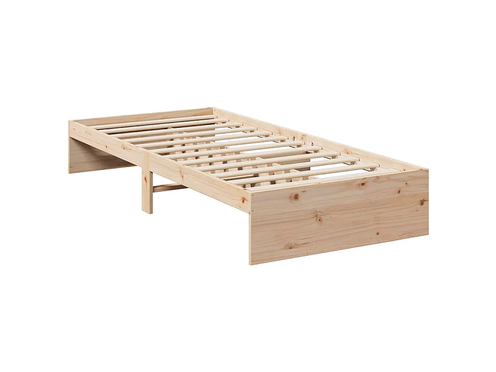 Dormeuse senza Materasso 80x200 cm in Legno Massello di Pino