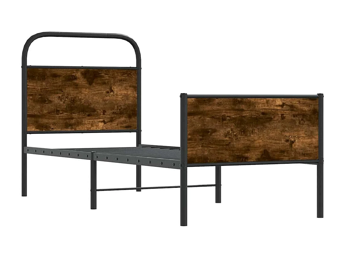 Bedframe zonder matras bewerkt hout sonoma eikenkleur 80x200 cm