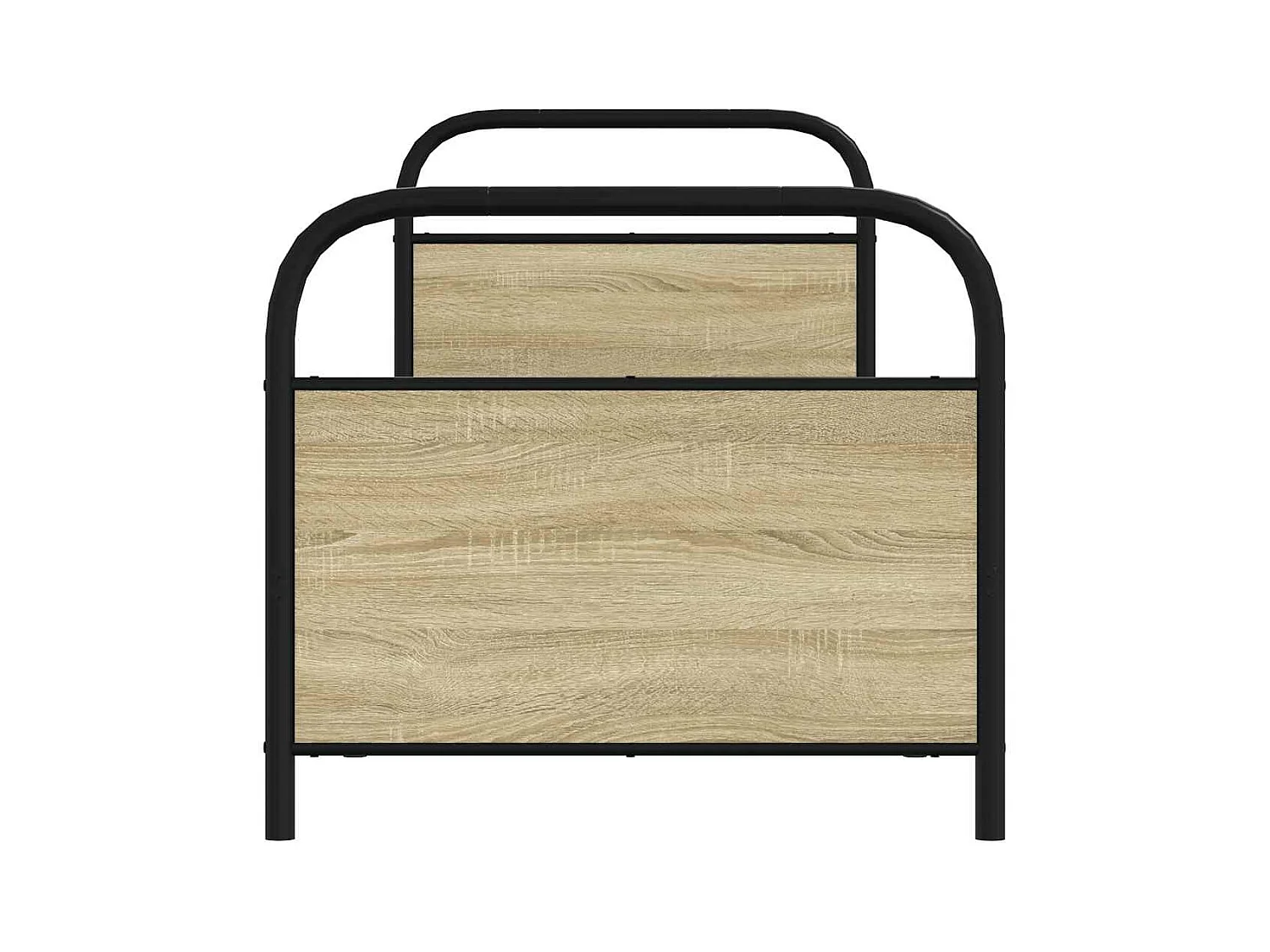 Estructura de cama sin colchón 80x200 cm madera roble Sonoma