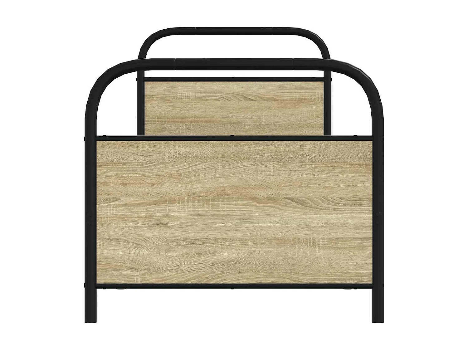 Estructura de cama sin colchón 80x200 cm madera roble Sonoma