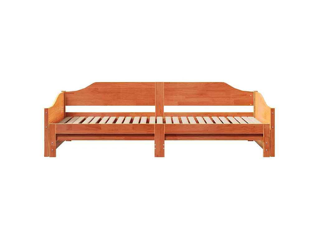 Lit de jour et lit gigogne sans matelas 80x200 cm bois massif
