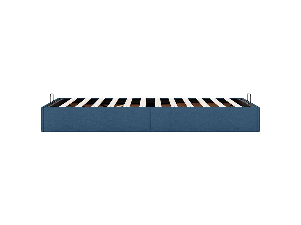 Bedframe zonder matras 80x200 cm stof blauw