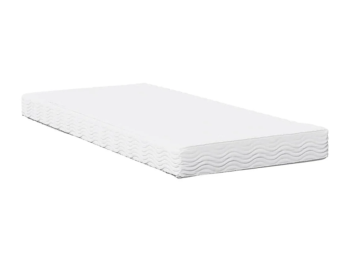 Lit de jour avec matelas cire marron 80x200 cm bois pin massif