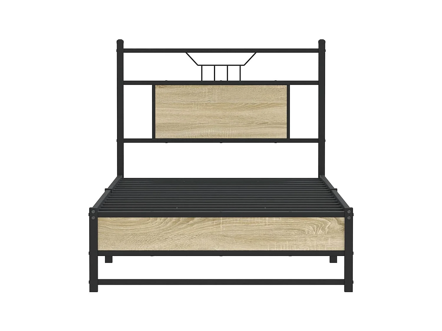 Bettgestell ohne Matratze Sonoma-Eiche 75x190 cm Holzwerkstoff