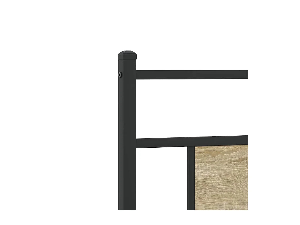 Bettgestell ohne Matratze Sonoma-Eiche 80x200 cm Holzwerkstoff