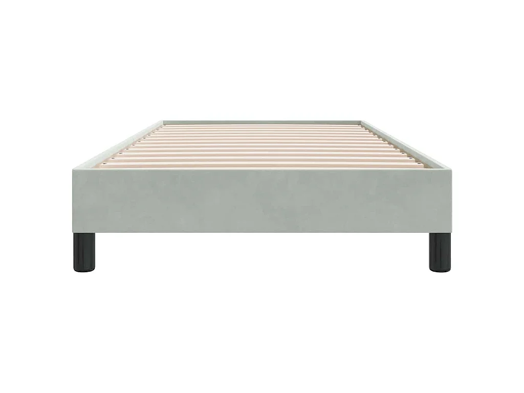 Sommier à lattes de lit sans matelas 80x210 cm velours