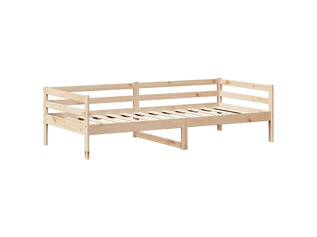 Dormeuse con Tetto 80x200 cm in Legno Massello di Pino