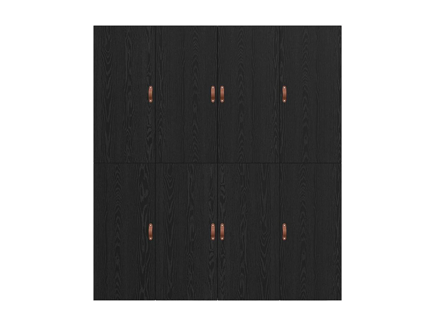 Cama con almacenamiento Roble Negro 200 x 200 cm