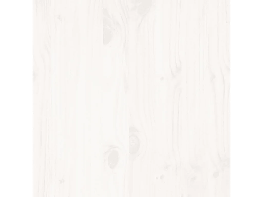 Bedframe zonder matras massief grenenhout wit 135x190 cm