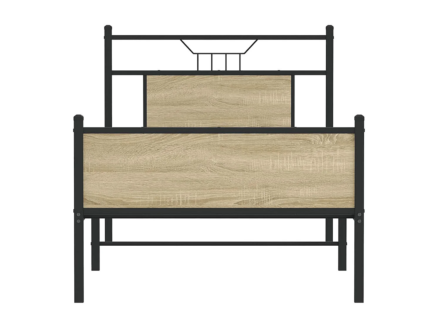 Bettgestell ohne Matratze Sonoma-Eiche 80x200 cm Holzwerkstoff