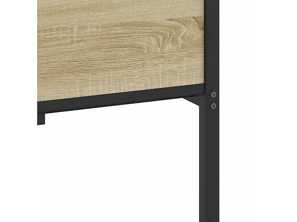 Bettgestell ohne Matratze Sonoma-Eiche 80x200 cm Holzwerkstoff