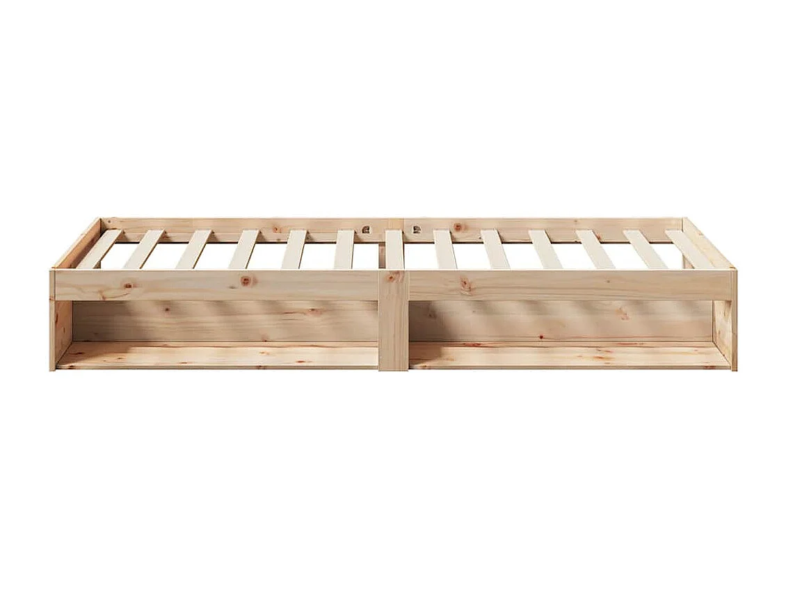 Lit de jour sans matelas 75x190 cm bois de pin massif